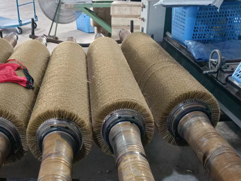 前道刷洗箱毛刷輥